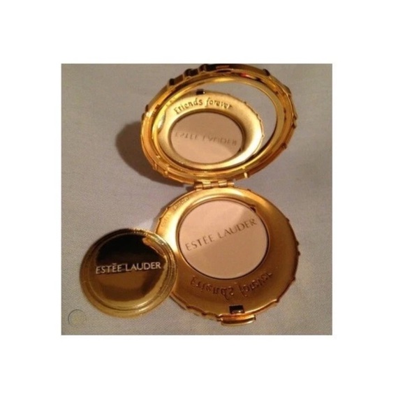 Vintage Estée Lauder Compact Mirror “friends forever” 1999.